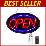 Large Electric Open Sign With Flashing & Steady Lights Free Usa Shipping. Fixed Price $70.39.