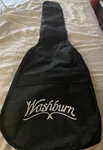 Washburn Acoustic Guitar Black Gig Bag Case Handle/strap Padded Outer Pouch. Fixed Price $26.85.