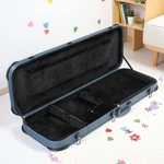Electric Guitar Hardshell Case Fits Style Lockable Round-edge Padded Blue. Fixed Price $89.59.