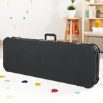 Electric Guitar Hardshell Case Fits Style Round-edge Padded Lockable Black. Fixed Price $88.99.