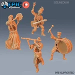 Skeleton Musicians Dungeons And Dragons Undead D&d, Epic Miniatures. Fixed Price $9.41.