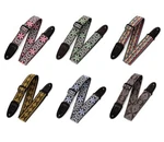 Levy's 2" 60'S Hootenanny Jacquard Weave Guitar Strap With Polypropylene Backing. Fixed Price $24.99.