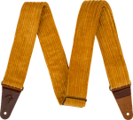 Genuine Fender Corduroy Guitar Strap, Blaze Gold, 2" Wide. Fixed Price $29.65.