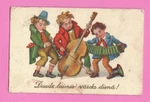 Latvia Happy Name Play Children The Double Bass Flute Accordion Pc. Used 1972. Fixed Price $6.00.