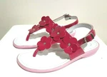 Aster France Lk Livie & Luca Hot Pink Girls Sandals W/3-D Flowers 26/9 32/1YTH. Fixed Price $39.99.