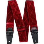 Coffin Case The Count Red Velvet Guitar Strap. Fixed Price $29.50.