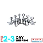 Professional Locking Guitar Tuners 1:18 Gear Ratio Elegant Chrome Finish. Fixed Price $64.36.