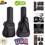 Acoustic Guitar Bag Thick Padding Waterproof Dual Adjustable Shoulder Strap G.... Fixed Price $46.39.
