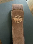 Taylor Suede And Cotton 2 Inches Strap - Chocolate Brown. Fixed Price $24.00.
