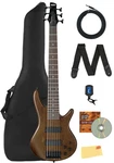 Ibanez GSR206B Gio 6-STRING Bass Guitar Walnut Flat W/ Gig Bag. Fixed Price $369.99.