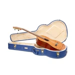 Crossrock Designer Series-universal Wooden Case For 4/4 Classical Guitar-blue. Fixed Price $144.99.