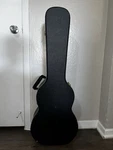Acoustic Guitar Hard Shell Case Dreadnought Size, Black Plush Interior + Tuner. Fixed Price $80.00.