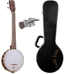 Gold Baritone Scale Ukulele With Hardshell Case - Bub Banjolele Uke. Fixed Price $499.99.