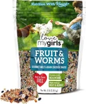 Chicken Snacks Fruit & Worms 5LB Bag Global Harvest Gourmet Multi-grain Treats. Fixed Price $22.08.