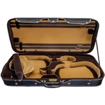Sky Heavy Duty 4/4 Full Size Wooden Pro Double Violin Case Black/khaki. Fixed Price $199.99.