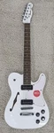 Fender Jim Adkins JA-90 Telecaster Thinline Electric Guitar, White Finish. Fixed Price $1249.99.