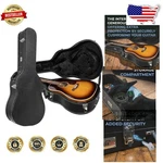 Dreadnought Acoustic Guitar Case Black Pvc Hardshell, Padded Interior, Access.... Fixed Price $188.99.