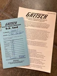 Gretsch G5420T Streamliner Guitar Owners Manual Warranty Case Candy. Fixed Price $9.99.
