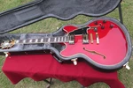 D'angelico Excel Dc Semihollow Stopbar Case-trans Cherry-seymour Duncan-new. Fixed Price $1200.00.