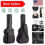 Stylish 41 Acoustic Guitar Bag - Thick Padding, Dual Shoulder Straps & Zipper. Fixed Price $54.74.