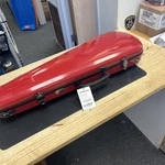 Crossrock Fiberglass Backpack Style 4/4 Full Size Red Violin Case (CRF1020VRD). Fixed Price $259.00.
