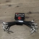 * New 6-PACK Kirlin 1/4" Mono Black Right Angle Patch Cables Ships Free!. Fixed Price $19.87.