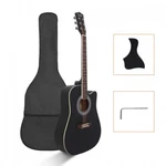 Glarry GT502 41 Inch Matte Cutaway Dreadnought Spruce Front Acoustic Guitar Blac. Fixed Price $110.99.