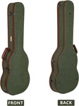 Crossrock Sg Electric Guitar Case Green Chevron Tweed, Plush Velvet Interior. Fixed Price $164.99.