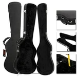 Glarry Microgroove Hard Shell Big Electric Bass Case Black W/ Lock. Fixed Price $64.99.