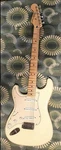 Fender Left Handed Stratocaster Electric Guitar White Solid 6 String Maple. Fixed Price $625.00.