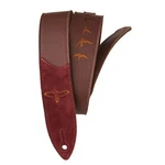 Paul Reed Smith Prs Premium Leather Guitar Strap, Birds Embroidery - Burgundy. Fixed Price $89.99.