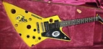 Gibson Explorer Guitar Green Bay Packers Theme Only In World Cheese Head. Fixed Price $3499.00.