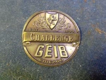 Vintage Geib Guitar Case Logo Badge Chicago. Fixed Price $45.00.