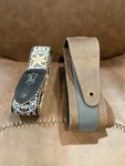 Levy's Guitar Straps (2) M317TRI 2.5" Leather + M*ht 2" Poly Hootenanny. Fixed Price $45.00.