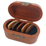 Lukmaa Black Walnut Guitar Holder 1 Wood 6 Celluloid Picks. Fixed Price $80.99.