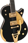 Gretsch G6134TG-58 1958 Custom Penguin Electric Guitar, Ebony, Emerald Night. Fixed Price $3699.99.
