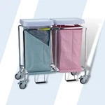 Double "easy Access" Hamper W/ Foot Pedal (specify Bag Colors) (674. Fixed Price $885.30.