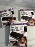 Seen On Tv Simply Straight Heat Safe Travel Case, Black Lot Of 3. Fixed Price $21.95.