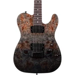 Schecter Guitar Research Pt Standard Electric Black Fade Burst Burl. Fixed Price $399.00.