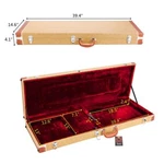 Glarry High Grade Flat St Electric Guitar Square Hard Shell Case With Lock. Fixed Price $62.99.
