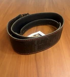 Levys Tooled Leathers Guitar Strap Black & Red Stitching 47 / 2.5 - Nwt. Fixed Price $29.99.