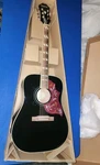 Epiphone Hummingbird Pro Acoustic/electric Guitar Black. Fixed Price $395.00.