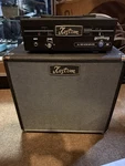 Kustom The Defender 5H All Tube Guitar Amplifier Head With Cabinet 112. Fixed Price $253.29.