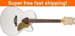 Gretsch G5022CWFE-12 Rancher Falcon Jumbo White -new. Fixed Price $789.99.