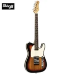 Stagg Standard Series T-style Solid Body Electric Guitar Sunburst Set-std Snb. Fixed Price $219.99.