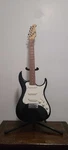 Axl Stratocaster Style Electric Guitar Black White Pickguard No Strings Read. Fixed Price $150.00.
