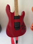 Carvin Jason Becker JB200C Red Ferrari Electric Guitar 24-FRET W/ Hard Case. Fixed Price $2499.99.