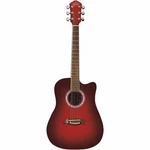 Oscar Schmidt OD45CRDBPAK Dreadnought Acoustic Guitar Pack W/ Gig Bag, Red Burst. Fixed Price $179.99.