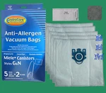 Deluxe Hepa Miele & Bags 7189520 Canister Vacuum Blue Moon Pisces Capri. Fixed Price $13.85.