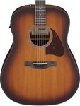 Ibanez AAD54E-OMH Advanced Acoustic Electric Guitar, Open Pore Mahogany Sunburst. Fixed Price $399.99.